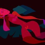 Don Shank Instagram - Red Nude Reclining