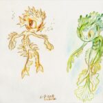 Don Shank Instagram - I don't often draw characters for production work at Pixar but on Luca I briefly weighed in with a few takes. #luca #pixarluca #pixar #seamonster #bowie