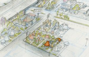 Don Shank Instagram - Few more from Onward. Wanted the gas station to be called Fun Gas (fungus!) and the graphics had been designed! But it was swapped out to something else late in the game. #Pixar #Onward #animation #mushrooms
