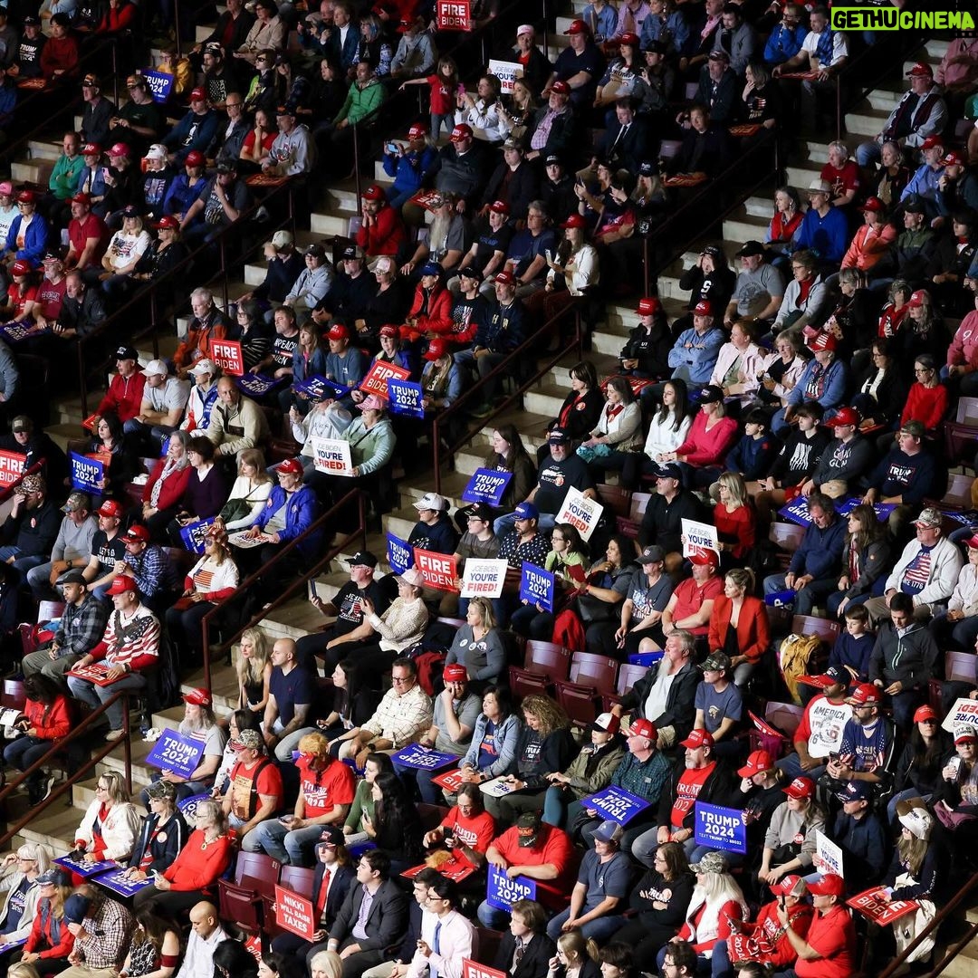 Donald Trump Instagram - THANK YOU—ROCK HILL, SOUTH CAROLINA, I LOVE YOU! Get out and VOTE tomorrow, so we can SAVE AMERICA, and MAKE AMERICA GREAT AGAIN! Find your voting location — at the link in bio. #TRUMP2024 Rock Hill, South Carolina