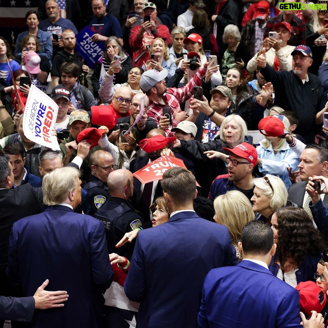 Donald Trump Instagram - THANK YOU—ROCK HILL, SOUTH CAROLINA, I LOVE YOU! Get out and VOTE tomorrow, so we can SAVE AMERICA, and MAKE AMERICA GREAT AGAIN! Find your voting location — at the link in bio. #TRUMP2024 Rock Hill, South Carolina
