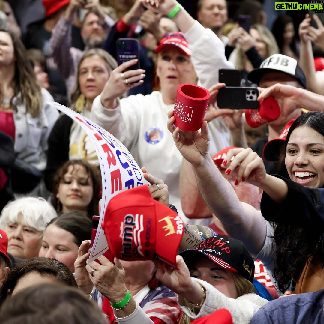Donald Trump Instagram - THANK YOU—ROCK HILL, SOUTH CAROLINA, I LOVE YOU! Get out and VOTE tomorrow, so we can SAVE AMERICA, and MAKE AMERICA GREAT AGAIN! Find your voting location — at the link in bio. #TRUMP2024 Rock Hill, South Carolina
