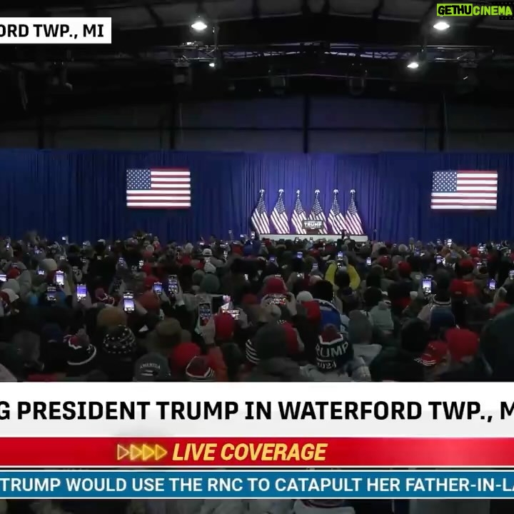 Donald Trump Instagram - THANK YOU, MICHIGAN!! Waterford Township, Michigan