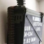 Donavon Warren Instagram - Just because it's a toy... Doesn't me you can play with it inside the house! #warrenindustries #oldpainless #minigun #gatlinggun #predatormovie #terminator2