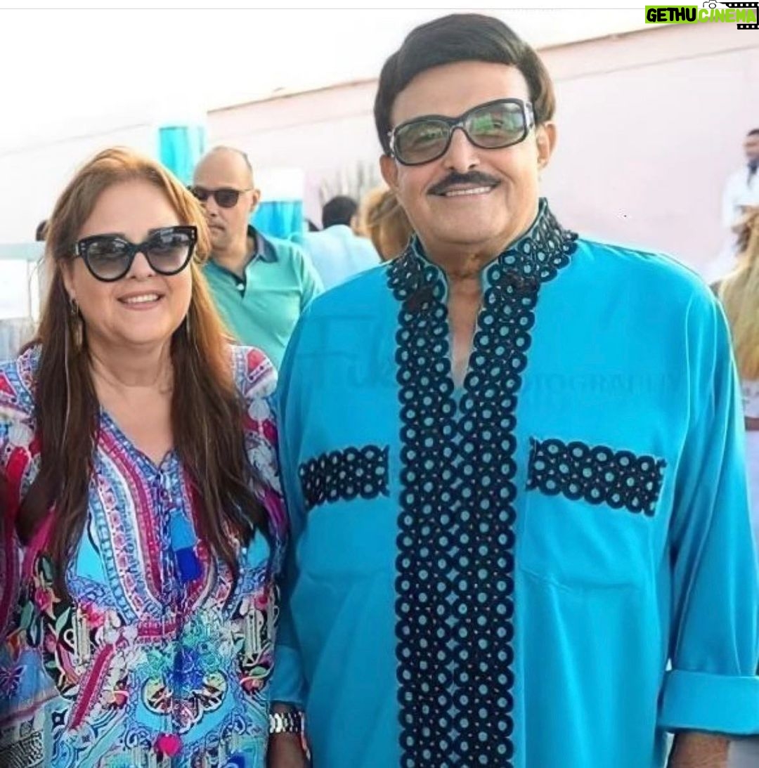 Donia Samir Ghanem Instagram - اللهم ارحمهم واجعلهم من الضاحكين المستبشرين في جنتك و هون علينا فراقهم #سمير_غانم #دلال_عبدالعزيز