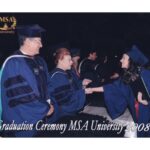 Donia Samir Ghanem Instagram - ‎الصور دي من أهم الصور المعبرة في حياتي ‎لإني متصورة مع الأم و الأستاذة المربية الفاضلة د/نوال الدجوي أو زي ما اتعودنا نقول لها "ماما نوال " ‎أنا فخورة إني متخرجة من مدرسة "دار التربية " و جامعة “MSA” اللي حضرتك بكل تفاني بذلتي مجهود كبير في انهم يكونوا مكان جميل مش بس للتعليم و التربية و لكن لإكتشاف المواهب ‎لما كنت في أولي حضانة مدرستي هي اللي اكتشفت إني بعرف أغني و كانوا كل مدرسين الموسيقي مهتمين انهم يخلوني أغني كل سنة في حفلة المدرسة و كانوا بابي و مامي بييجوا و يتفرجوا عليا و كانت دي من أجمل ذكرياتي اللي استرجعتها امبارح لما كنتي حضرتك بتتفرجي عليا وانا بمثل علي المسرح و جملة حضرتك ليا بعد العرض "انت هتخليني أهتم أكتر بالمواهب الصغيرة في المدرسة عشان يكونوا زيك " ‎انا بشكرك جدا علي كل حاجة زرعتيها فيا من زمان بطريقة مباشرة او غير مباشرة، ‎ حضرتك و الأم الثانية لينا ميس مني الدجوي رمز للرقي و الشياكة و صديقتي و زميلتي إنجي منصور ‎حقيقي نورتوني و أثرتوا فيا أوي و بحبكوا اوي