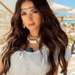 Donia Samir Ghanem Instagram - Keep ur face to the sunshine ☀️🌞 Stylist @marwaabdelsamie Photography @bilohussein Makeup @dinaragheb Hair @ahmed__mounir Dress @atelier_delile Jewelry @mahmoudelsirganyjoailliers Special thanks @brnibrahim @j.consultancyeg Location @le.sidi Le Sidi Boutique Hotel & Restaurant