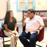Donia Samir Ghanem Instagram - "الأستاذ " خالد جلال من بروفات مسرحية آنستونا إن شاء الله 🙏
