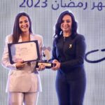 Donia Samir Ghanem Instagram - تشرفت بتكريمي من المجلس القومي للمرأة @ncwegypt عن مسلسل #جت_سليمه شكرا جدا للدكتورة #مايا_مرسي علي اهتمامك و تشجيعك و شكرا لفريق عمل جت سليمة علي مجهودكم و إخلاصكم 🙏 Thanx for glamming me up Make up @fatmabahgat Hairdresser @heshamdahab8
