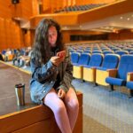 Donia Samir Ghanem Instagram - مع أستاذ خالد جلال عاشق المسرح 🌹🌹