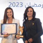Donia Samir Ghanem Instagram - تشرفت بتكريمي من المجلس القومي للمرأة @ncwegypt عن مسلسل #جت_سليمه شكرا جدا للدكتورة #مايا_مرسي علي اهتمامك و تشجيعك و شكرا لفريق عمل جت سليمة علي مجهودكم و إخلاصكم 🙏 Thanx for glamming me up Make up @fatmabahgat Hairdresser @heshamdahab8