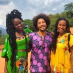 Donisha Rita Claire Prendergast Instagram - Reminder to self: No one person has the single solution to our collective problems. @iamhamamat @chakabars and I visited Akosombo today to check on the progress of the new Pan-African Technology High School we are helping to build. 😊💜🌺 In a few months, hundreds of children will be students in a school that was once a Vision. We all have a mission to fulfill, passion for a purpose, and a part to play in the healing of this world we have inherited. Be open to learn as you grow. Stop playing with life... Live! And share knowledge, time, space and positive vibrations. Beautiful things can happen when we decide it’s time. It’s time. #Africaunite #Wewillrizetogether #Ghana #Jamaica #oneloveinaction #Buildcomeunity