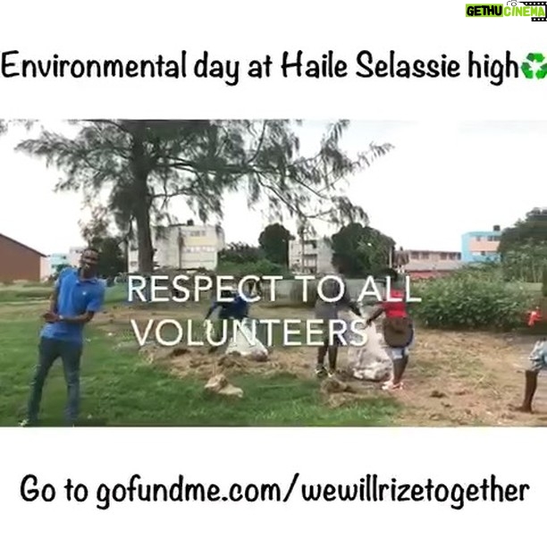 Donisha Rita Claire Prendergast Instagram - Give Thanks to all the hands and hearts who came forward to assist the Haile Selassie High School Environment club in their Eco Day activities over the weekend. @chakabars @mzmo_tars @bobmarleyfoundation @culture_and_entertainment_ja @recyclingpartners @amburrashley @ourfootprintja @wisynco great team work. The students had to write a jingle about their recycling initiative and the song is so catchy. Listen out for it on the air waves soon 😊💪🏽💜#wewillrizetogether #healingearth #buildcomeunity #strongertogether