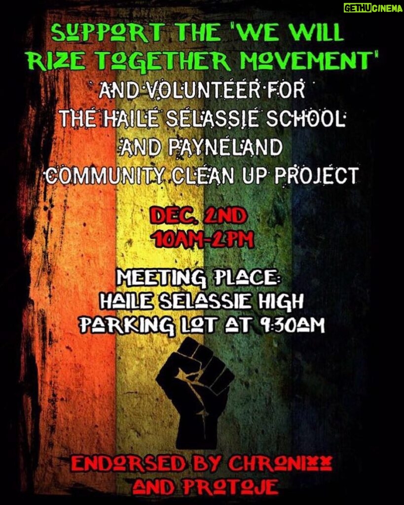 Donisha Rita Claire Prendergast Instagram - Day 2 of the #wewillrizetogether Eco Earth Healing initiative for Haile Selassie High School and surrounding community Payne Land. Give Thanks for all the volunteers who came out to support yesterday. It was a productive and fulfilling day! After we cleaned all day, they got a chance to dance all night @chronixxmusic Live concert. @bobmarleyfoundation has donated comp tickets for today’s volunteers to the #smilejamaicadubparty2017 @bobmarleymuseum! Come out and help us make the work a little easier. This movement is all about #buildcomeunity and #eachoneteachone Reggae music is a call to action. Skankin sweet, True. Now get active! Wewillrizetogether@gmail.com #humanityovervanity #artisevolution #wewillrizetogether feel free to share and if you know someone who wants to volunteer then email us and step forward♻👌🏿