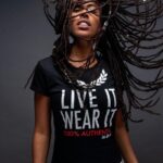 Donisha Rita Claire Prendergast Instagram - RISE & GRIND: The difference between great people and everyone else is that great people create their lives actively, while everyone else is created by their lives, passively waiting to see where life takes them next. . The difference between the two is their growth mindset. As Bob Marley would say… Love the life you live. Live the life you love. Remember, the great possessions of life are not simply those things we discover on the outside, but what we also discover and develop within. BE Blessed, BE Positive. . LIVE IT. WEAR IT. . 📸 @nathanielinc 🇯🇲 @iamdonisha 👕 @l.i.w.i.68