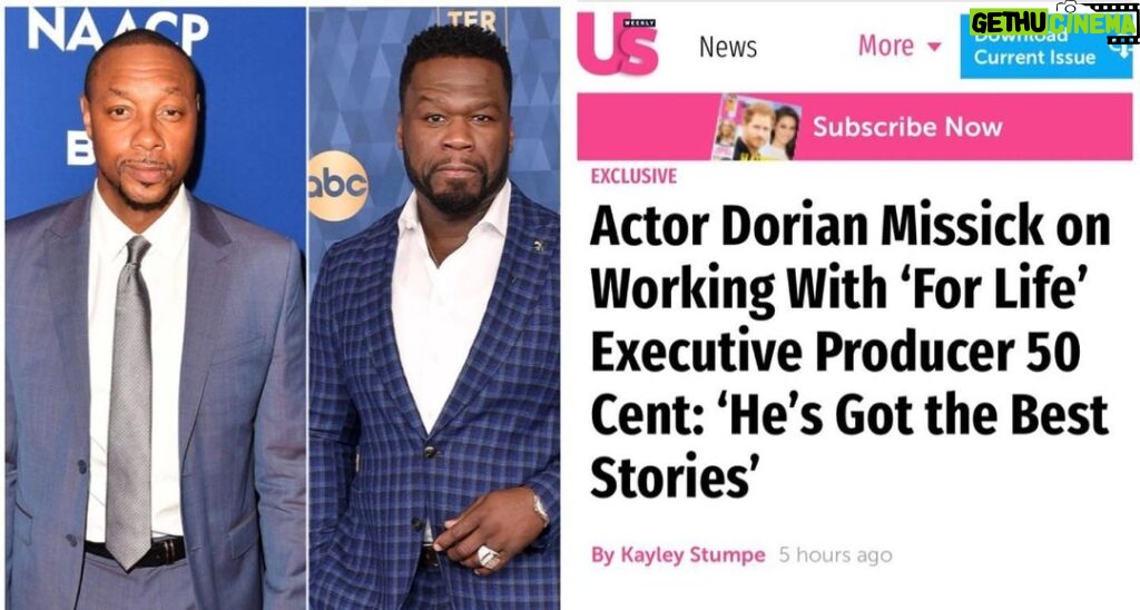 Dorian Missick Instagram - People are talking about our show! We got a good one!@usweekly @forlifeabc #Blessed #ActorLife #forlife Los Angeles, California