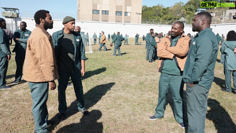 Dorian Missick Instagram - It just got even realer at Bellmore Prison. @50cent shows up you can guess some shit’s going down. @forlifeabc Tuesday 10pm/9pm central. #GetTheStrap #NiceWithMyHands @lb4lbboxing #MyRunningGameNiceToo 😂