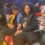 Dorian Missick Instagram - Date Night. Good win Lakers✊🏾. #SometimesWeLeaveTheHouse #TheMissicks Staples Center Los Angeles