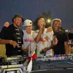 Dorian Missick Instagram - Blurry photo of a night so beautiful and clear. Nothing but love with my @utopiatribe and the legendary @djtonytouch Vibes were INCREDIBLE. We got something special! @kgsuperstar @adenonsemble #leimertpark