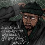 Dorian Missick Instagram - This is a cold ass piece! Thanks @zmirnaya.art !!! #FanArt @forlifeabc