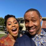 Dorian Missick Instagram - #Repost @simonemissick with @get_repost ・・・ 💥@naacpimageawards 2020 💥 Going to the show with my beau @dorianmissick It’s truly an honor to be nominated. #virtualawards #naacpimageawards #sociallydistanced Thanks to @brittanyingrambeauty @lovingyourhair @icurenudity @robynvictoriaf @hsternofficial @ravenfinejewelers and @aimeecarpenter17