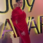 Dorra Instagram - Attending the @joyawards.official @riyadhseason Wearing @antoinekarehcouture Bag & shoes @dolcegabbana Jewlery @mouawad Hairstyle @massimo.guala Makeup @monagamalofficial @charlottetilburyarabia Riyadh, Saudi Arabia
