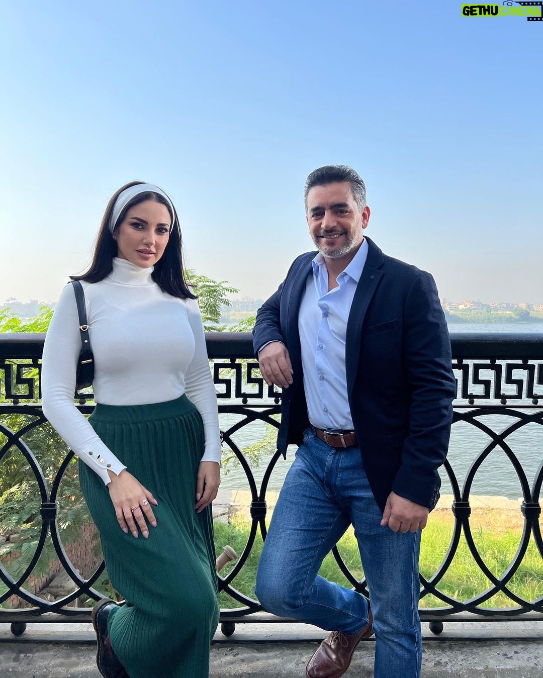 Dorra Instagram - من كواليس مسلسل #الذنب قريبا مع @hanisalama نادية و دكتور سليمان #درة #هاني_سلامة