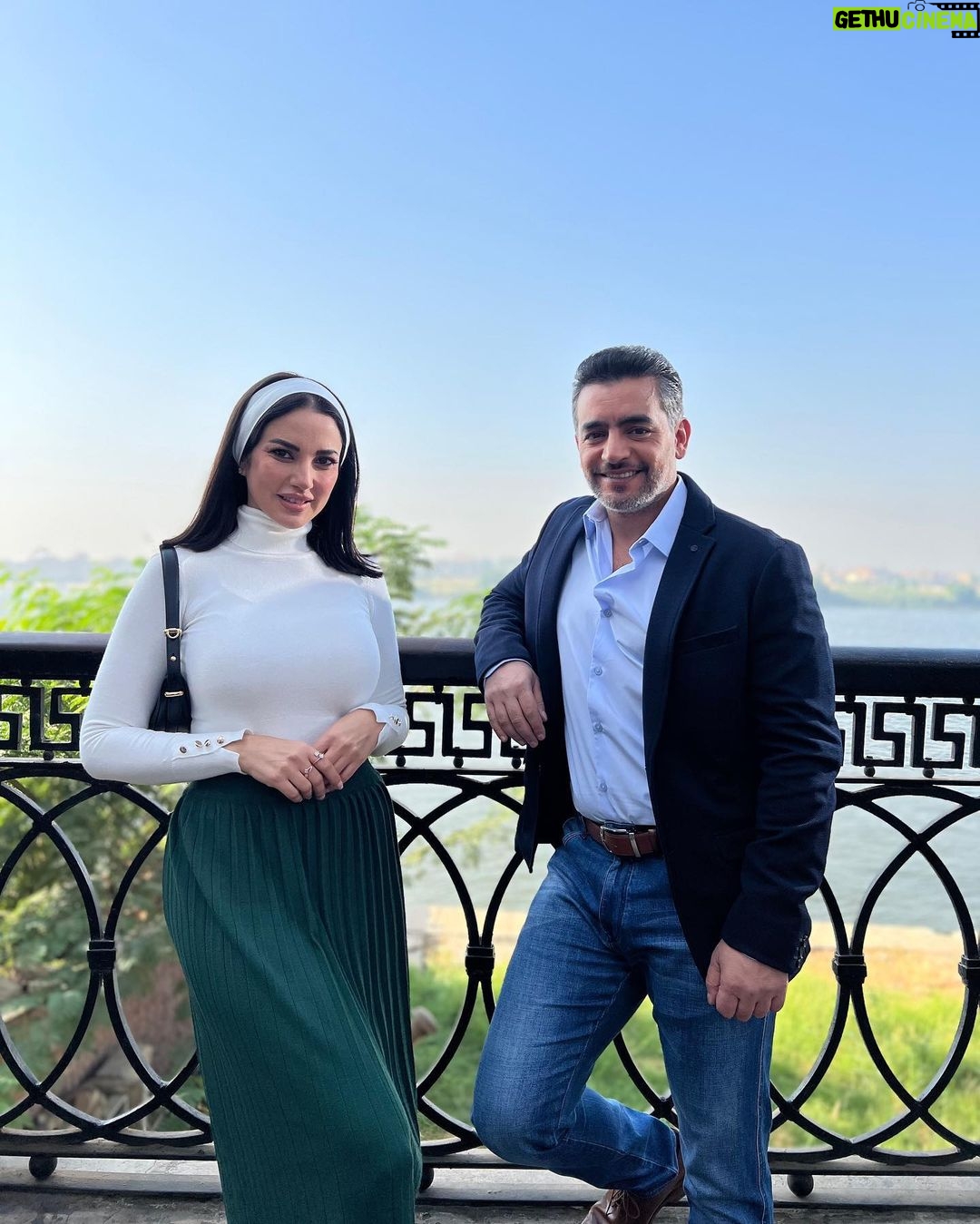 Dorra Instagram - من كواليس مسلسل #الذنب قريبا مع @hanisalama نادية و دكتور سليمان #درة #هاني_سلامة