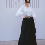 Dorra Instagram - ♥️ Attending and wearing @tonywardcouture #CoutureWeek #ParisFashionWeek #Dorra #DorraZarrouk