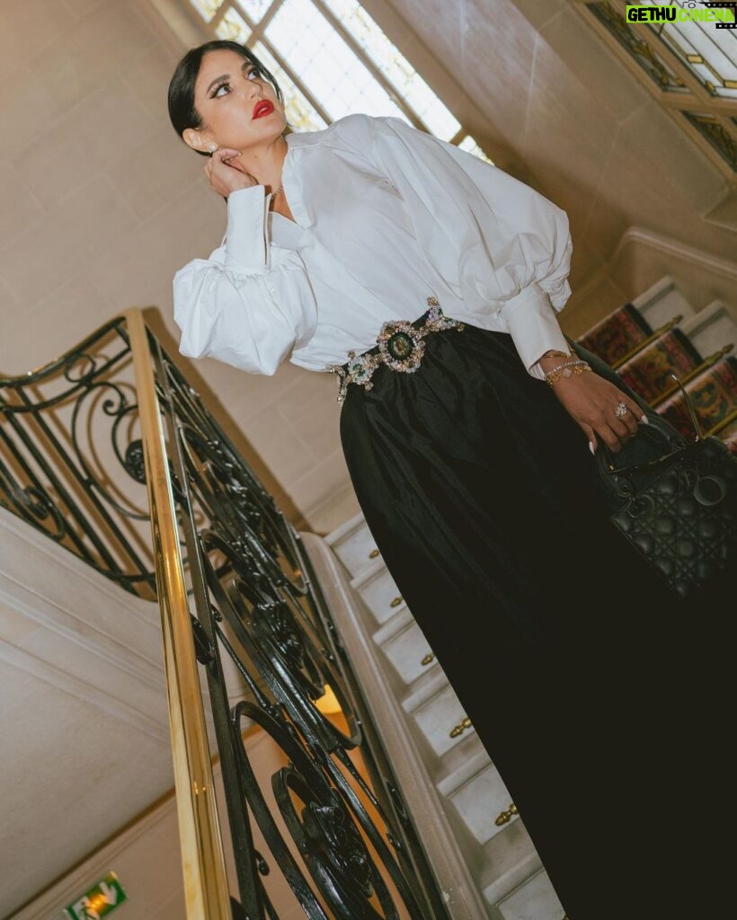 Dorra Instagram - ♥️ Attending and wearing @tonywardcouture #CoutureWeek #ParisFashionWeek #Dorra #DorraZarrouk