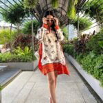 Dorra Instagram - 🍀💦🥥 #FendiSummer #DorraZarrouk @fendi #totallook #zodiacprint @mrkimjones @silviaventurinifendi @delfinadelettrez Bangkok, Thailand