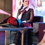 Dorra Instagram - I enjoyed being your guest of honor and meet nice people, thank you for your attention and love 🤍🖤 Dress @dolcegabbana RTW SS 2023 collection #DorraZarrouk