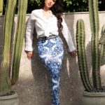 Dorra Instagram - Bleu Blanc 💙🤍 #mood #spirit #lifestyle #dolcegabbana #style #peace #dorra @dolcegabbana via @ounass