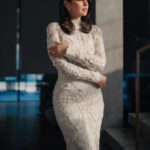 Dorra Instagram - And if today, all you did was hold yourself together, I am proud of you. 🤍 Dress @carolinaherrera Stylist @mohamedashraff Earrings @givenchy 📸 @karimmedhat Makeup @monagamalofficial
