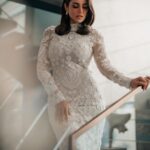 Dorra Instagram - And if today, all you did was hold yourself together, I am proud of you. 🤍 Dress @carolinaherrera Stylist @mohamedashraff Earrings @givenchy 📸 @karimmedhat Makeup @monagamalofficial