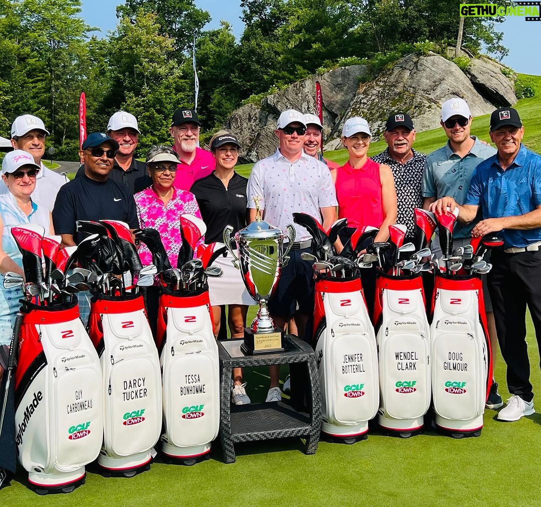 Doug Gilmour Instagram - Starting a great day with @golftown and @taylormade_ca for the Carbonwood Cup 2023! ⛳️