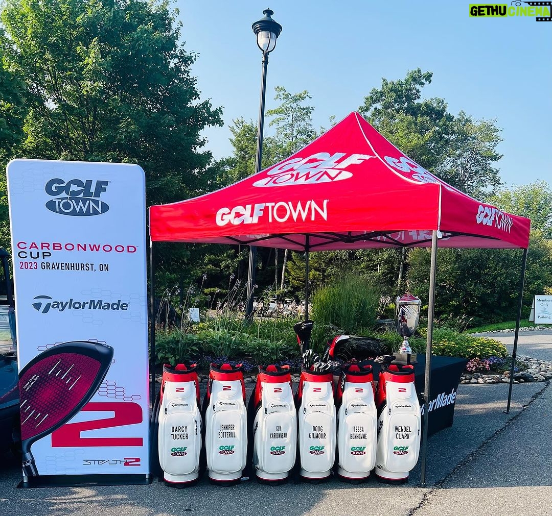 Doug Gilmour Instagram - Starting a great day with @golftown and @taylormade_ca for the Carbonwood Cup 2023! ⛳️