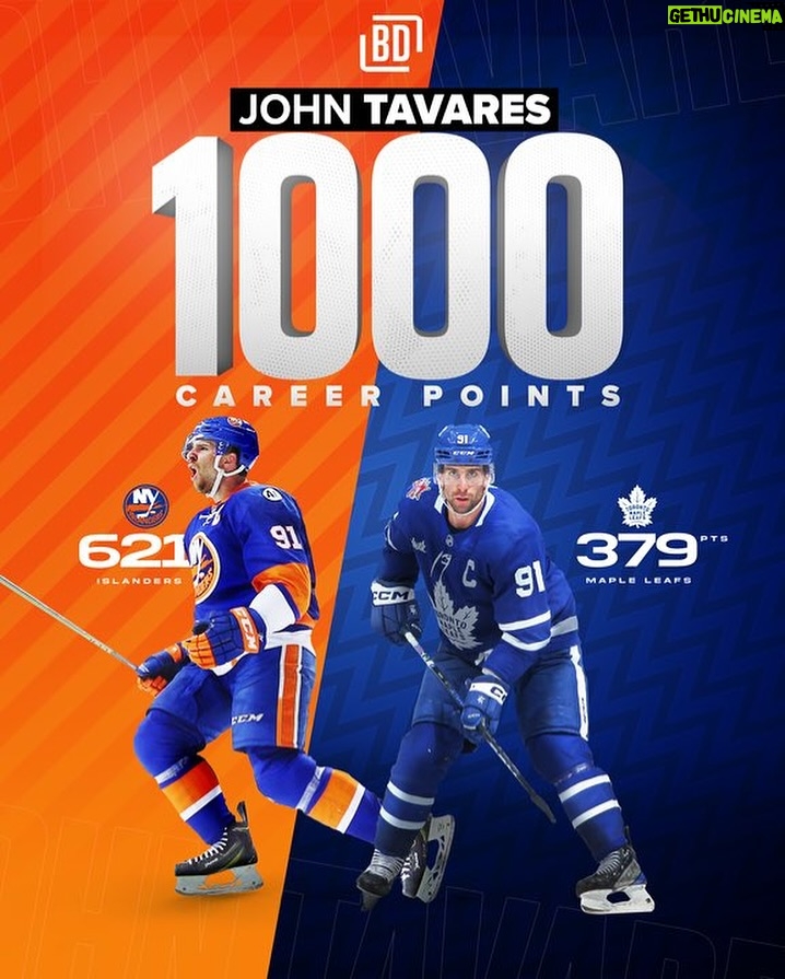 Doug Gilmour Instagram - Congratulations Johnny and welcome to the 1,000 point club! 🎨: @bardown