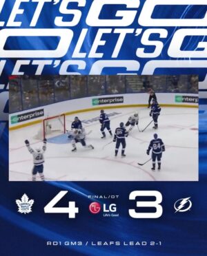 Doug Gilmour Instagram - Good job boys that’s how it’s done! On to game 4 Go Leafs Go!
