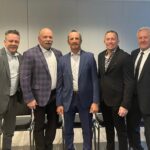 Doug Gilmour Instagram - We’re having a blast in Halifax at The Canadian Progress Club’s Sports Celebrity Dinner! @georgesstpierre @wendelclark17 @gcarbo21 Darryl Sittler always love our time on the East Coast. #kingsmeadows #friends #halifax #eastcoast #canada Halifax, Nova Scotia, Canada