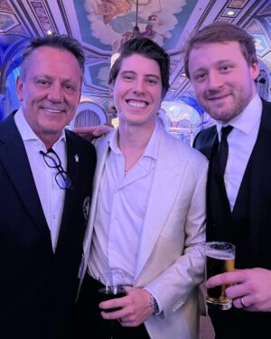 Doug Gilmour Instagram - Last night @sonya_gilmour_dtpd and I had the pleasure of attending the A Night With Blue & White Presented by @rogers Funds raised support @mlsefoundation and their new Change The Game campaign!