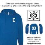 Doug Gilmour Instagram – Limited edition drop! 

Happy Friday everyone check out my new Captain’s Hoodie you’ll love this one. 

Available now at douggilmour.com