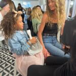 Doutzen Kroes Instagram - It all started with a girls trip to Paris and coffee with @montassaralaia and @pieter_mulier I had promised myself to focus on my connection with nature and family. But when Pieter asked me if I felt like doing the Alaïa Runway show July 3rd I hesitated! It was like the world stopped and I couldn’t respond. I told him I would think about it 🙈 The next day while walking around in Paris I thought of how much Myllena would love to take a trip to this incredible city and I started planning in my head! All of a sudden the Alaïa show and being there with Myllena felt like a great idea! She would hold it against me for the rest of my life considering how much she loves clothes and glamour 🤣✨ I choose to be part of this incredible show in honor of Azzedine Alaïa and his family for my daughter and for myself! Why not be a gardener who’s on a runway once in a while! Making memories is what life is about for me ❤️ thank you @pieter_mulier @maisonalaia @montassaralaia @ashleybrokaw @duffy_duffy @patmcgrathreal ❤️