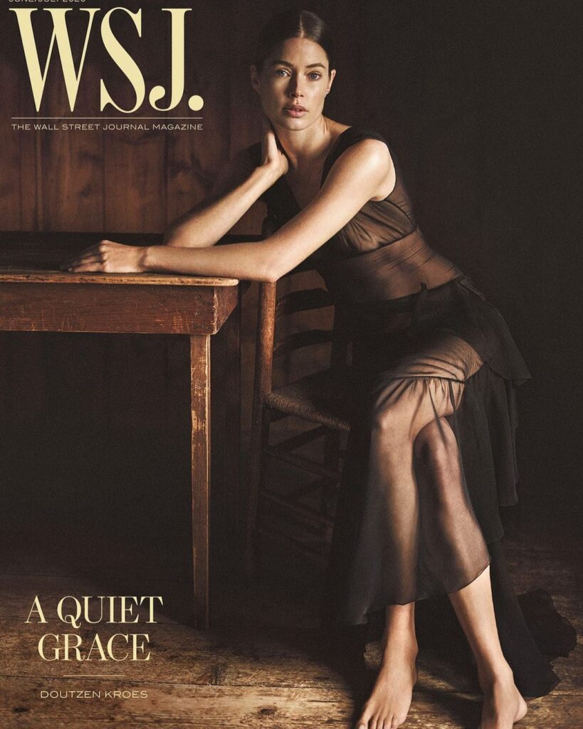 Doutzen Kroes Instagram - My last shoot that we did before the world went upside down... It was a magical day as i was working with some incredible graceful women @annemariekevandrimmelen @tonnegood 🖤🖤🖤 Thank you to all and @wsjmag for having me 🐞 Amsterdam, Netherlands