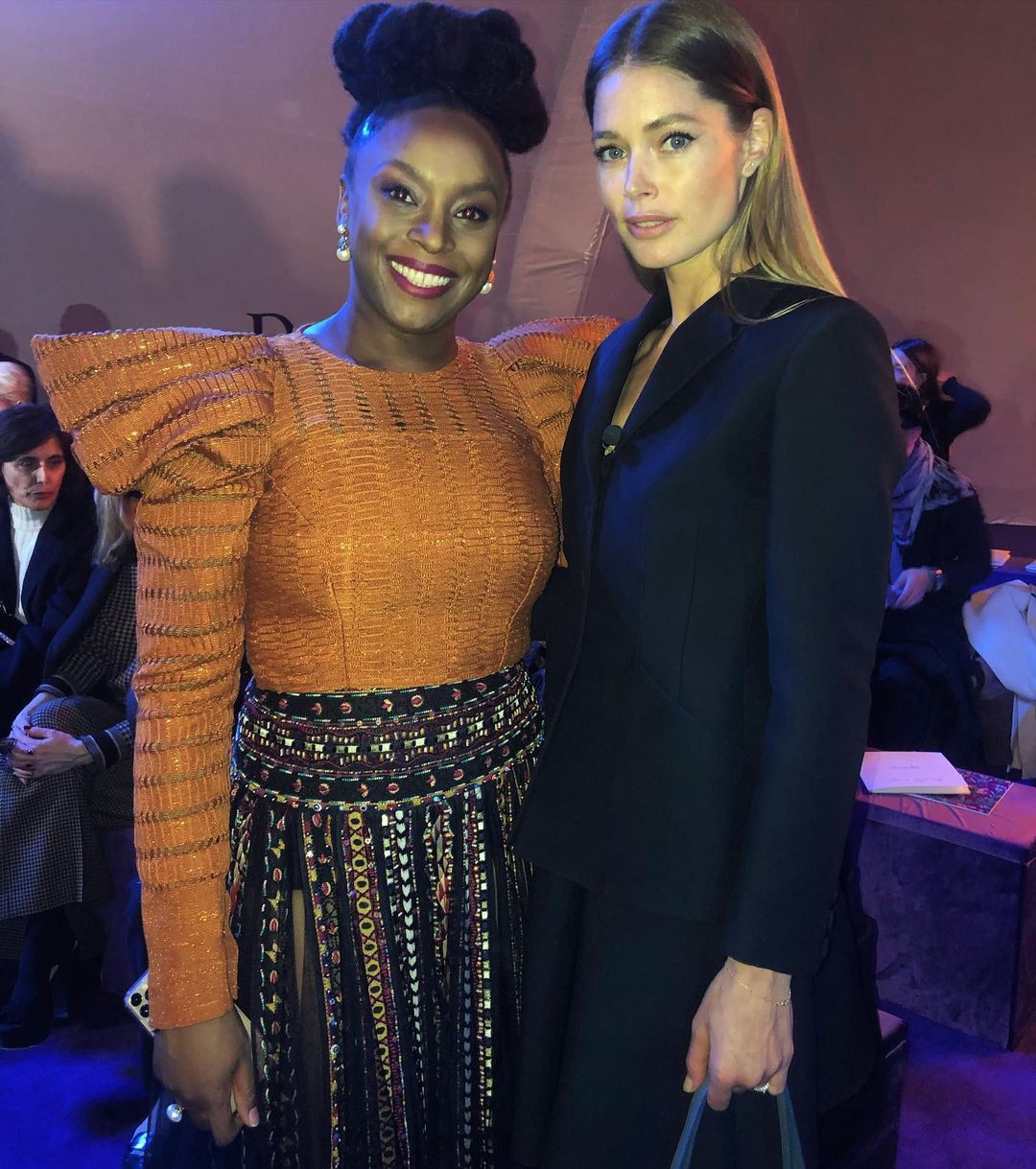 Doutzen Kroes Instagram - @chimamanda_adichie 🖤 Musée Rodin