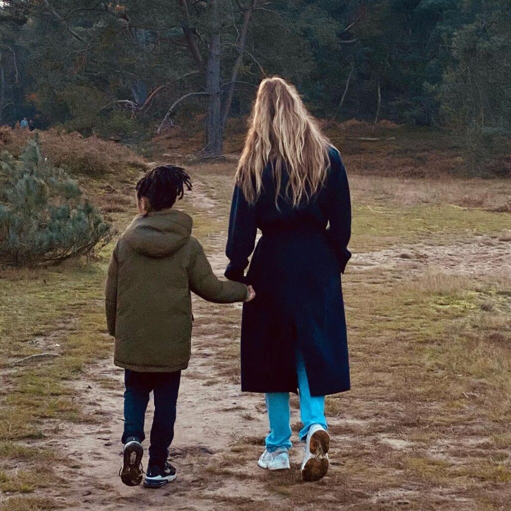 Doutzen Kroes Instagram - Growing up so fast! Me trying to hold on to the times.... if you only knew how happy I felt when he was holding my hand yesterday 💕 precious moments!