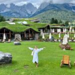Doutzen Kroes Instagram - As soon as we arrived we felt at home away from home. Sunned by the beauty of The Stanglwirt and welcomed by the genuine Tyrolean hospitality in the midst of the breathing surroundings of the Wilder Kaiser mountain range. Enjoying the green spa resort, hikes up the mountains where we got a taste of the homemade cheese and an incredible mountainbike tour! I honestly could’ve stayed for weeks! @stanglwirt ❤️