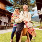 Doutzen Kroes Instagram - As soon as we arrived we felt at home away from home. Sunned by the beauty of The Stanglwirt and welcomed by the genuine Tyrolean hospitality in the midst of the breathing surroundings of the Wilder Kaiser mountain range. Enjoying the green spa resort, hikes up the mountains where we got a taste of the homemade cheese and an incredible mountainbike tour! I honestly could’ve stayed for weeks! @stanglwirt ❤️