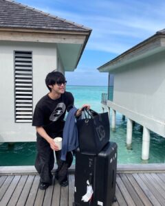 Doyoung Instagram - 모히또에 다녀왔어요☺️ Le Meridien Maldives Resort & Spa