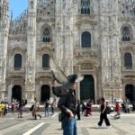 Doyoung Instagram - Day😎🇮🇹 Piazza del Duomo (Milano)